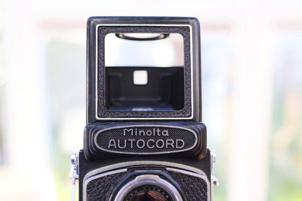 Minolta Autocord Sport finder