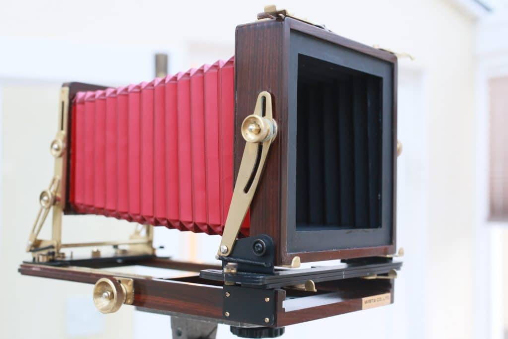 large format camera checks - bellows