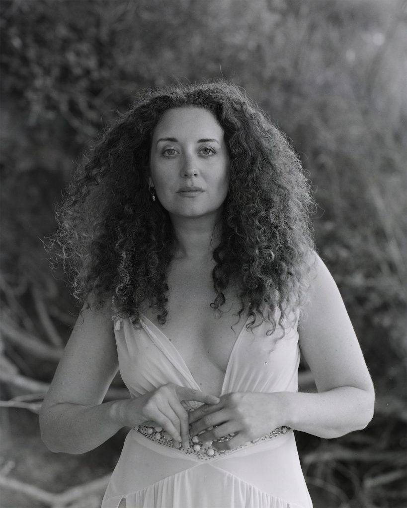 Portrait in the shade with a 4x5 camera