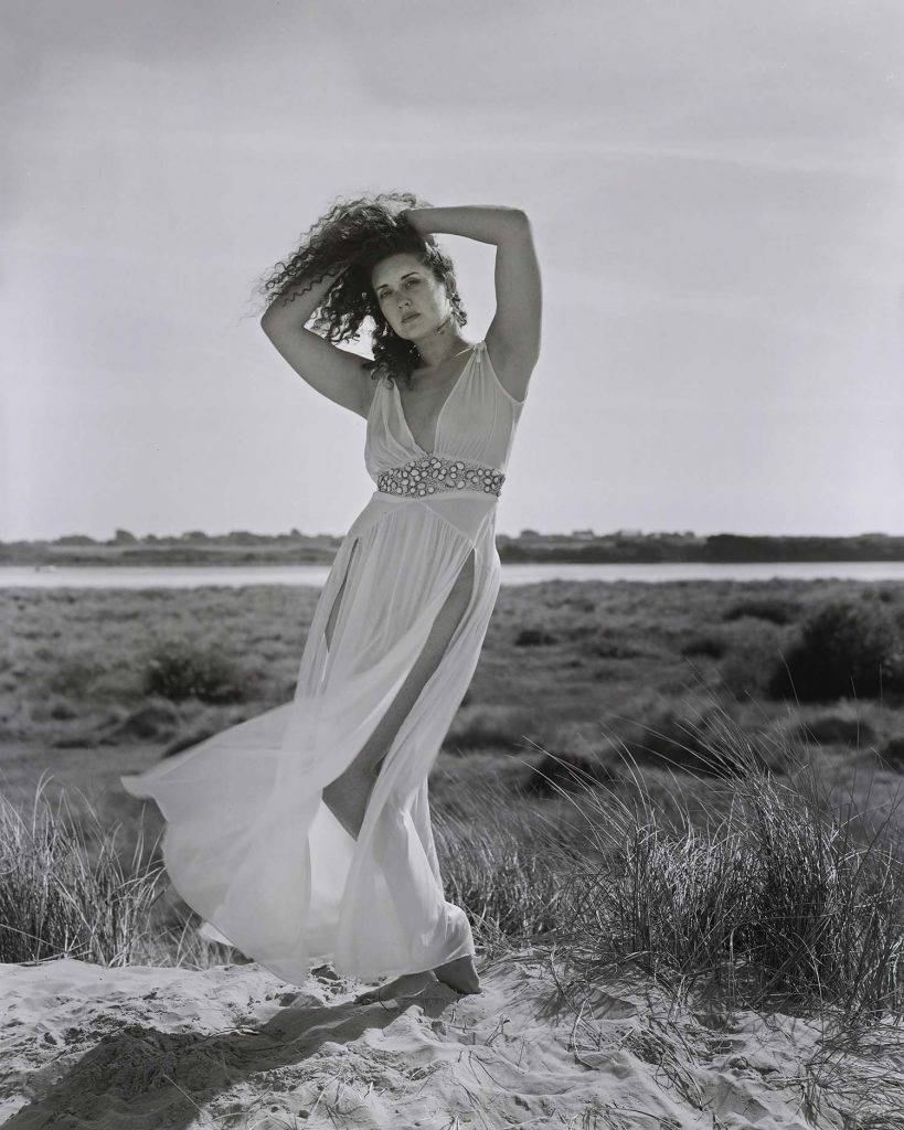 Sand dunes portrait