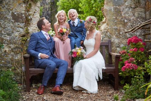 Wedding Group portrait Slindon