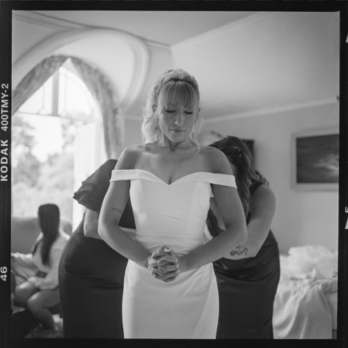Bridal preparation on 120 film
