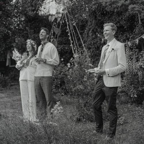 Speeches at wedding on 120 film