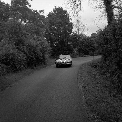 Wedding Car on 6x6 film