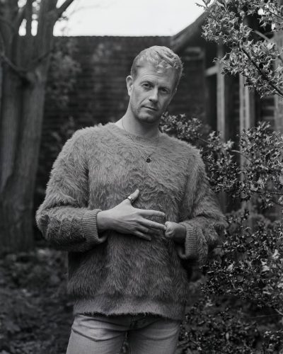 Large format film portrait