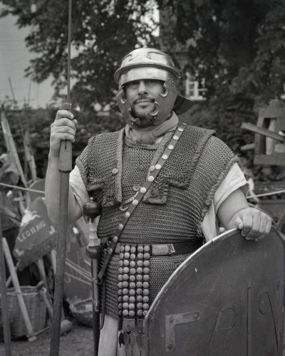 Large Format film portrait on location